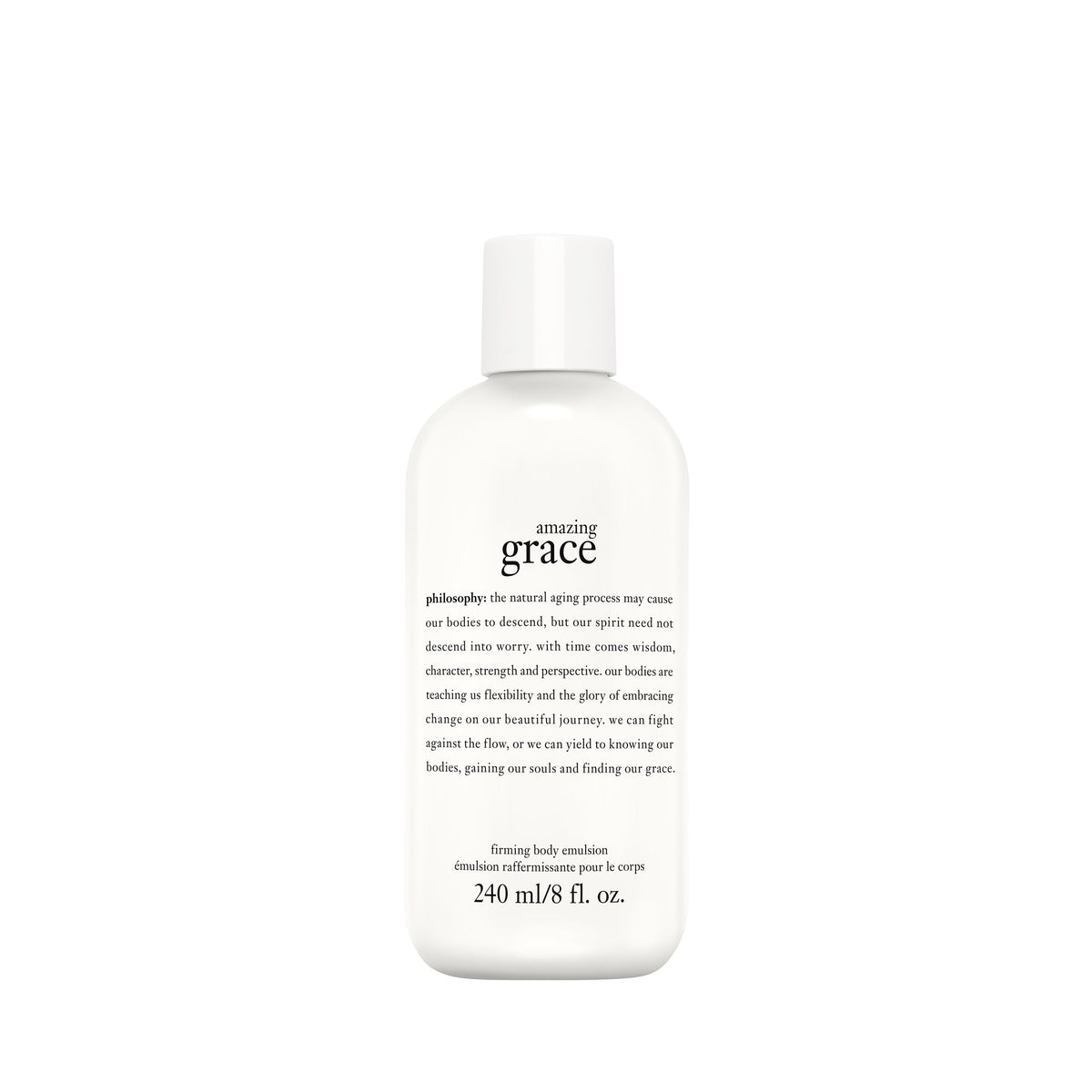 philosophy amazing grace firming body emulsion - luxury scented body lotion - formulated with shea butter for fast absorbing hydration - skin feels soft and smooth - suitable for all skin types