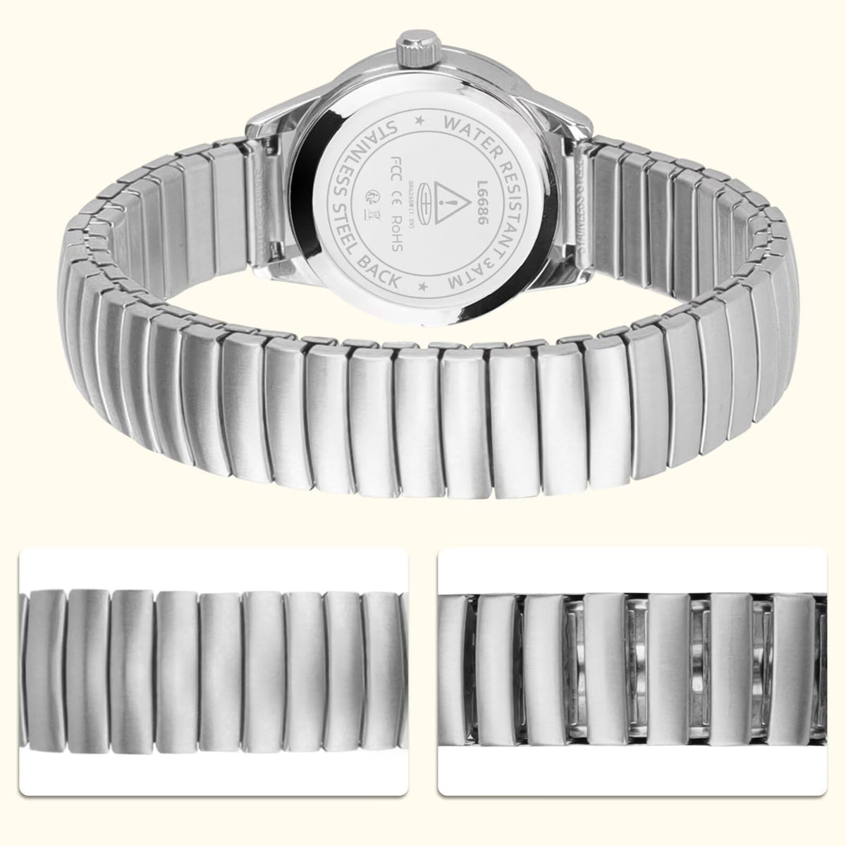 Elegant Gold Watches for Women Small Analog Watch, Waterproof Ladies Watches with Stainless Steel Expansion Band and Luminous Dial - Fashionable Christmas & Birthday Gifts for Women